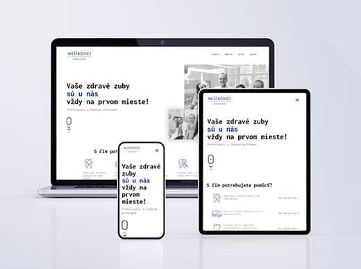 Grafický dizajn, SEO a copywriting a tvorba webstránky na mieru pre misikovci.sk