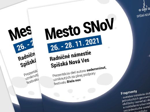 tvorba plagátu pre mesto Spišská Nová Ves