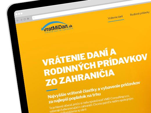 Grafický dizajn, SEO, copywriting a tvorba webstránky na mieru pre vratmidan.sk