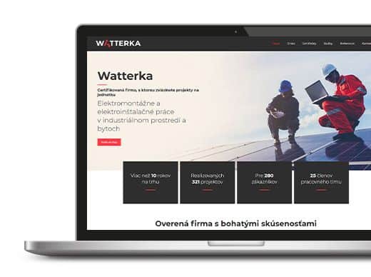 Grafický dizajn, SEO, copywriting a tvorba webstránky pre watterka.de